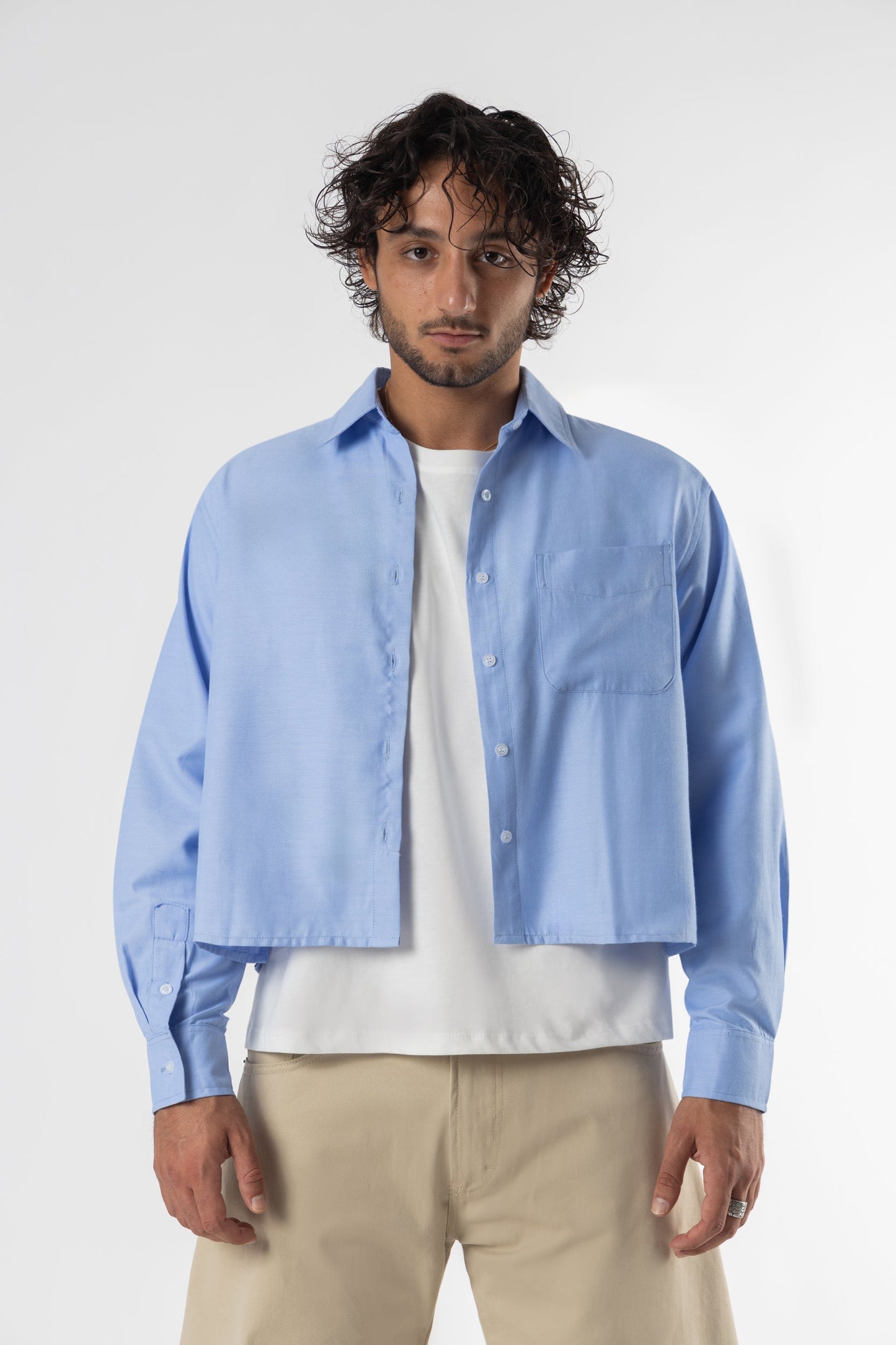 Shirt oxford Cropped Sky