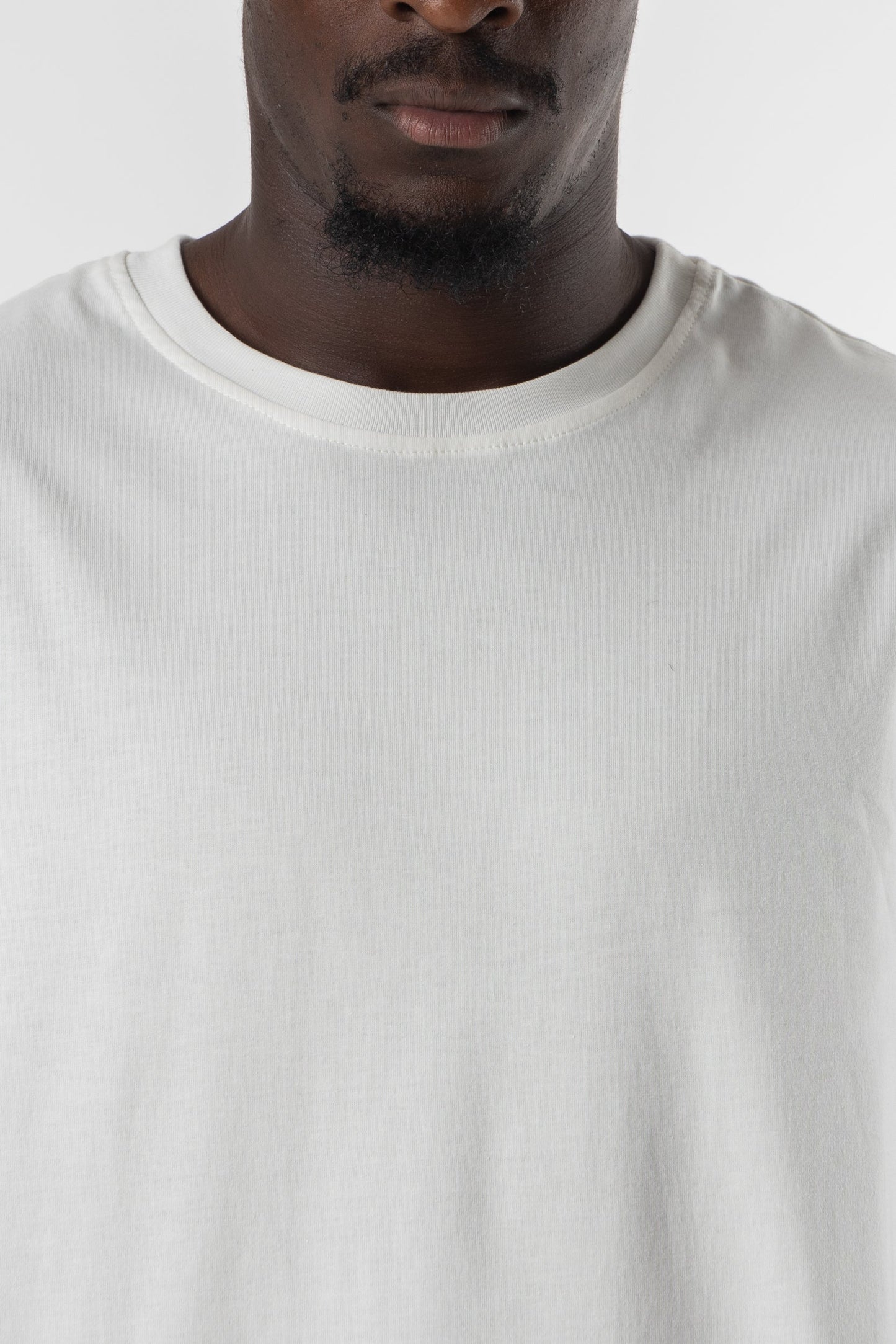 T-Shirt Cropped Blanks 190GSM Off White