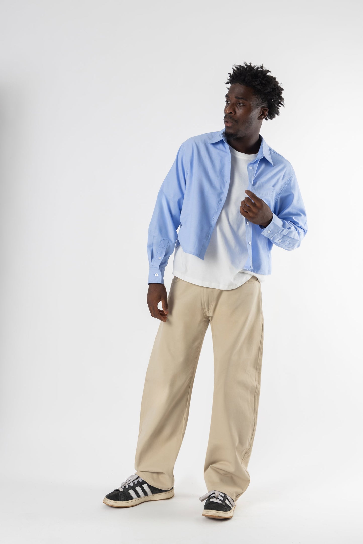 Shirt oxford Cropped Sky