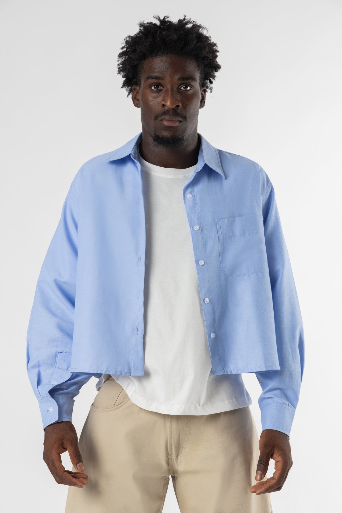 Shirt oxford Cropped Sky