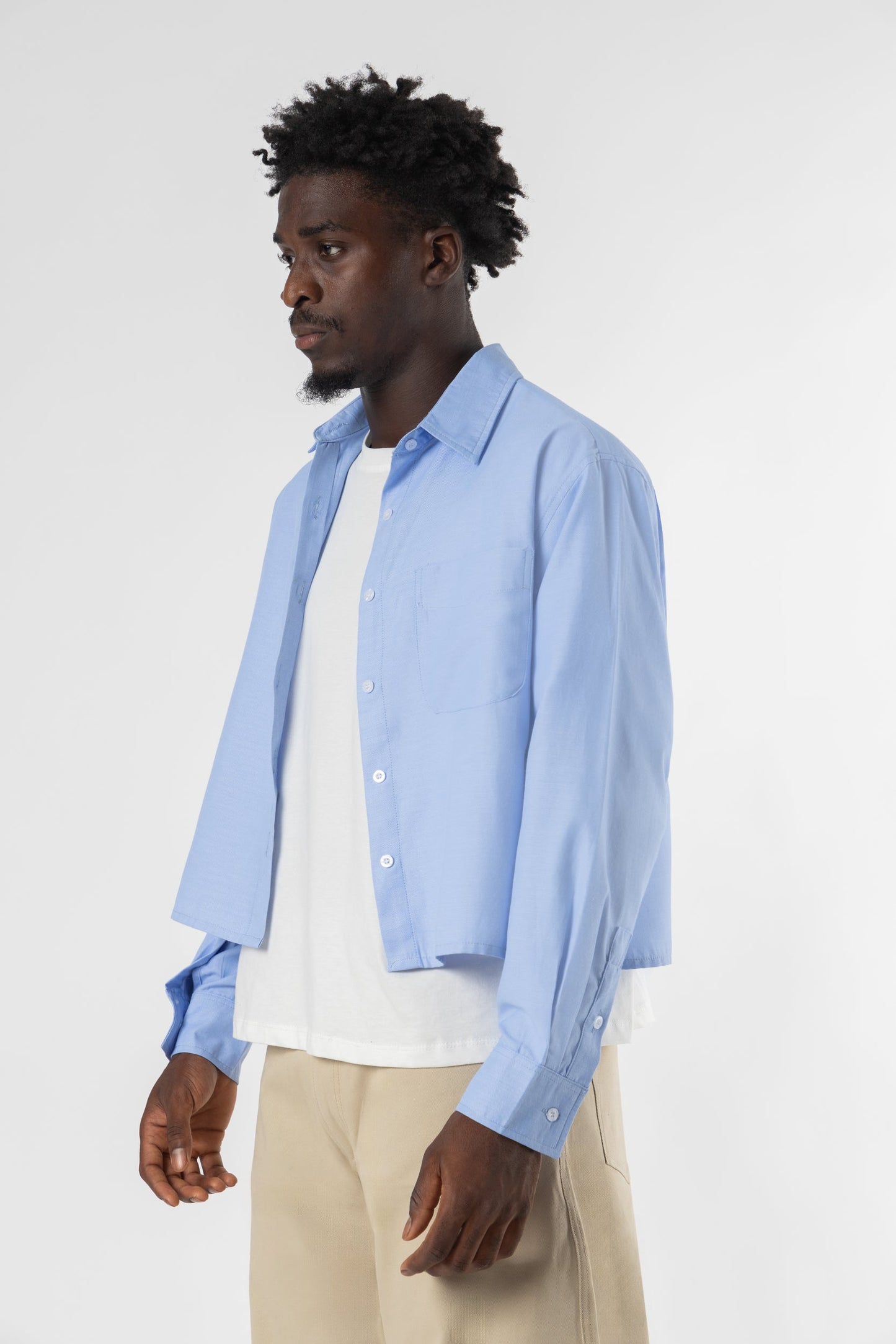 Shirt oxford Cropped Sky