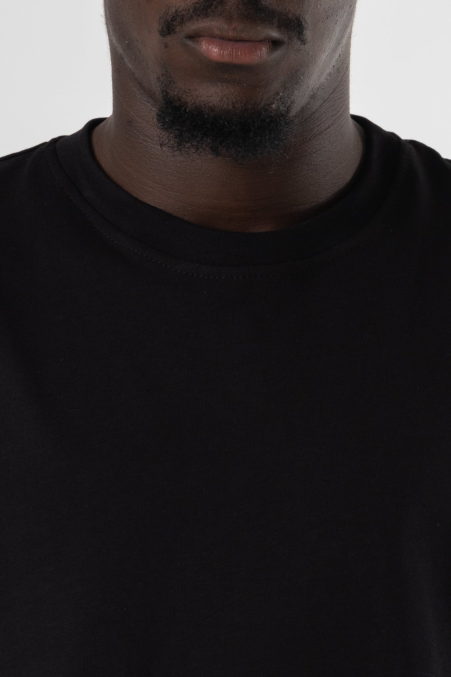 T-Shirt Cropped Blanks 190GSM Black