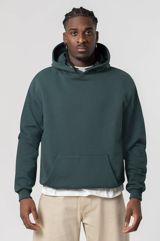Hoodie Premium Blanks 330GSM Forest green