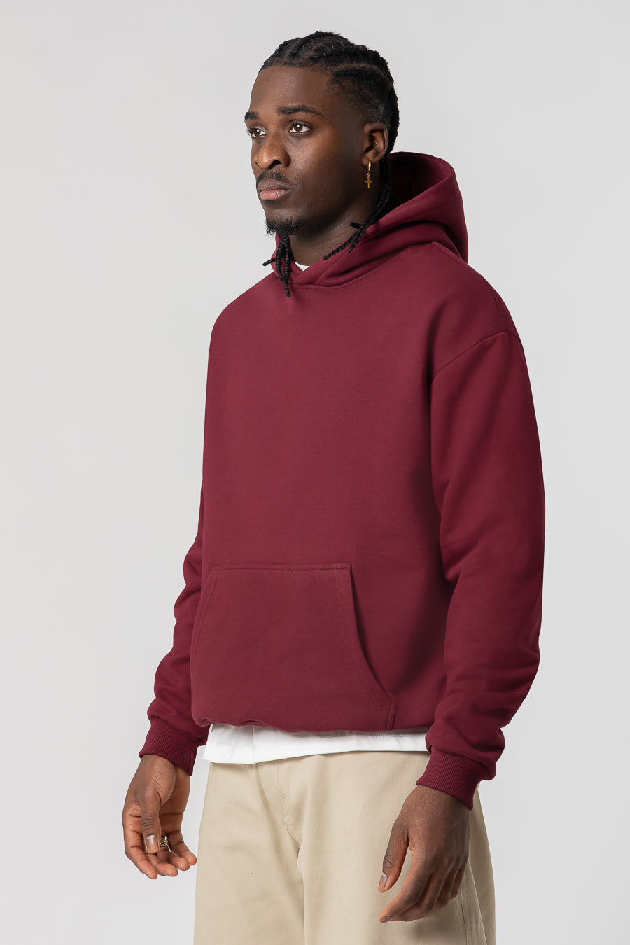 Hoodie Premium Blanks 330GSM Merlot