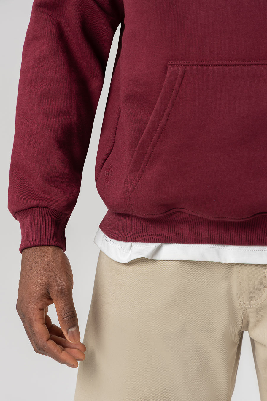 Hoodie Premium Blanks 330GSM Merlot