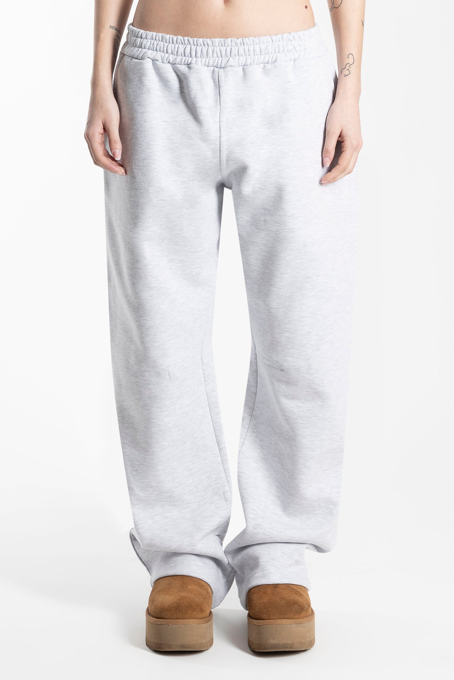 Sweatpants Wide Fit Blanks 330GSM Dark Chocolate