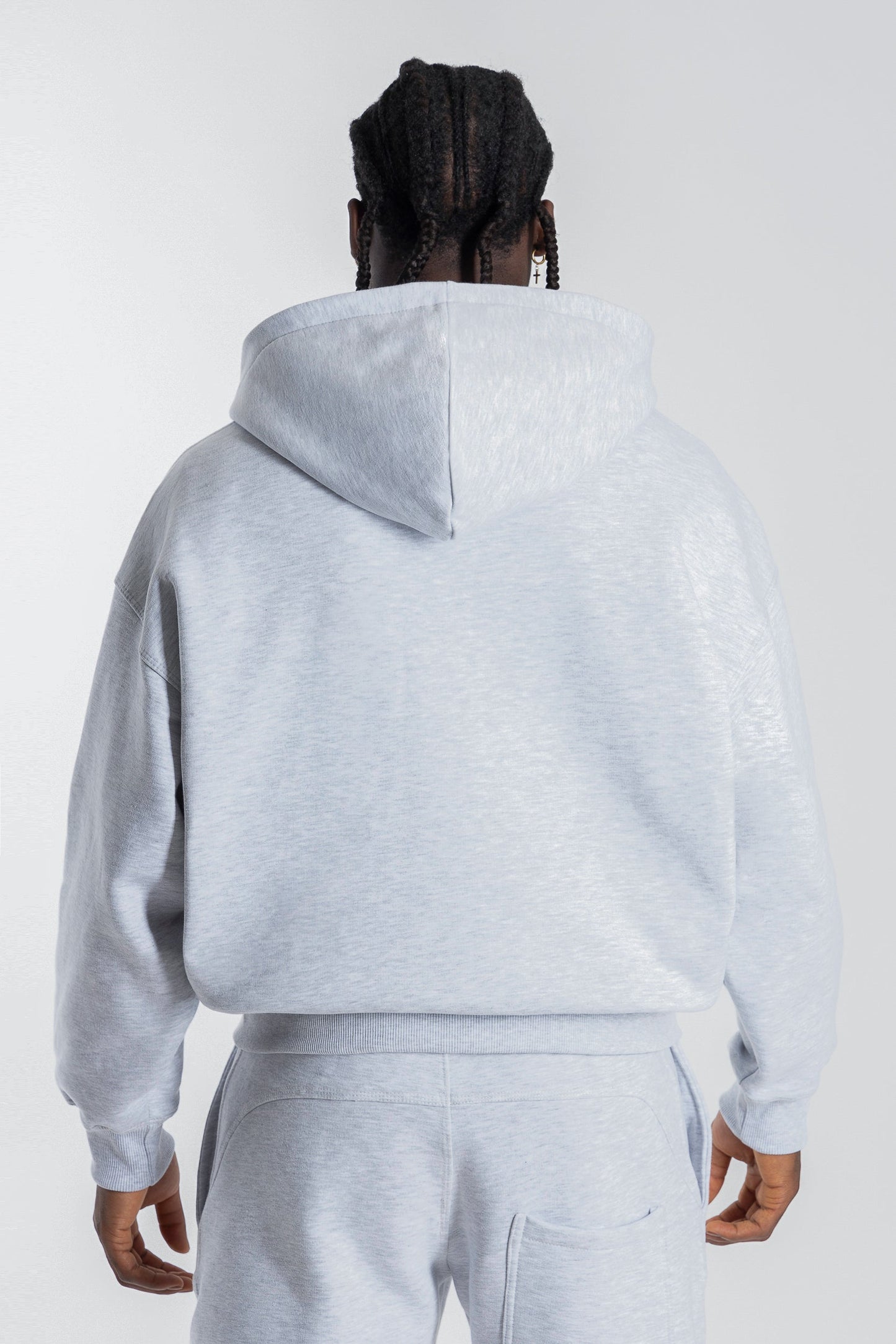 Zip Hoodie Premium Blanks 330GSM Dark Chocolate