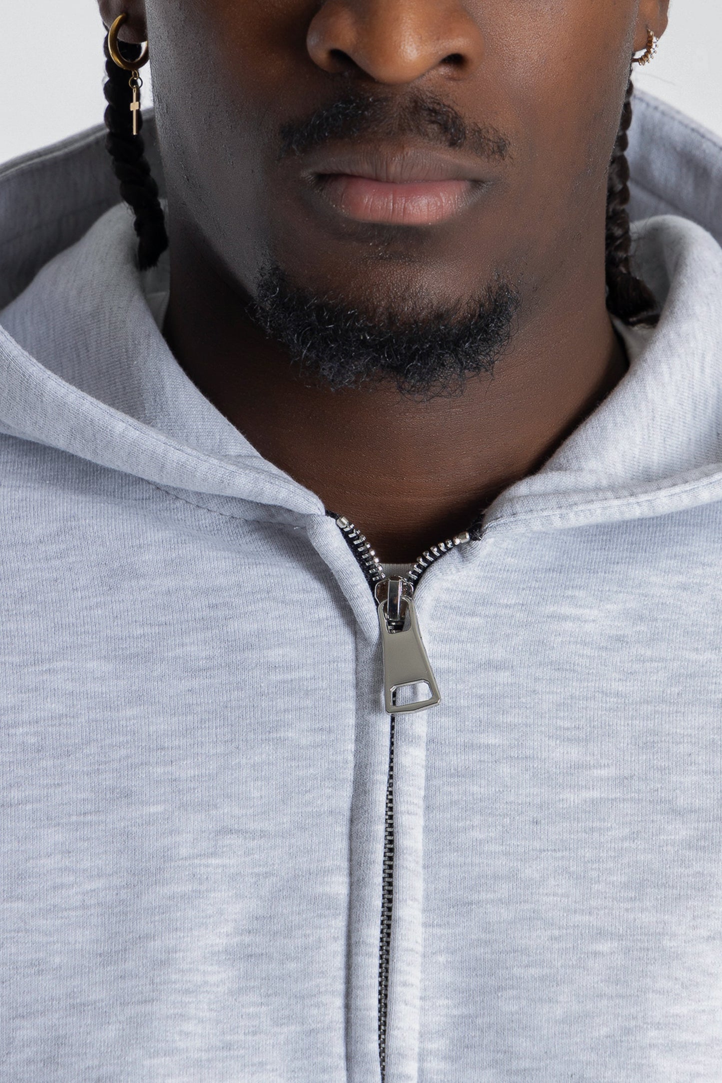 Zip Hoodie Premium Blanks 330GSM Dark Chocolate