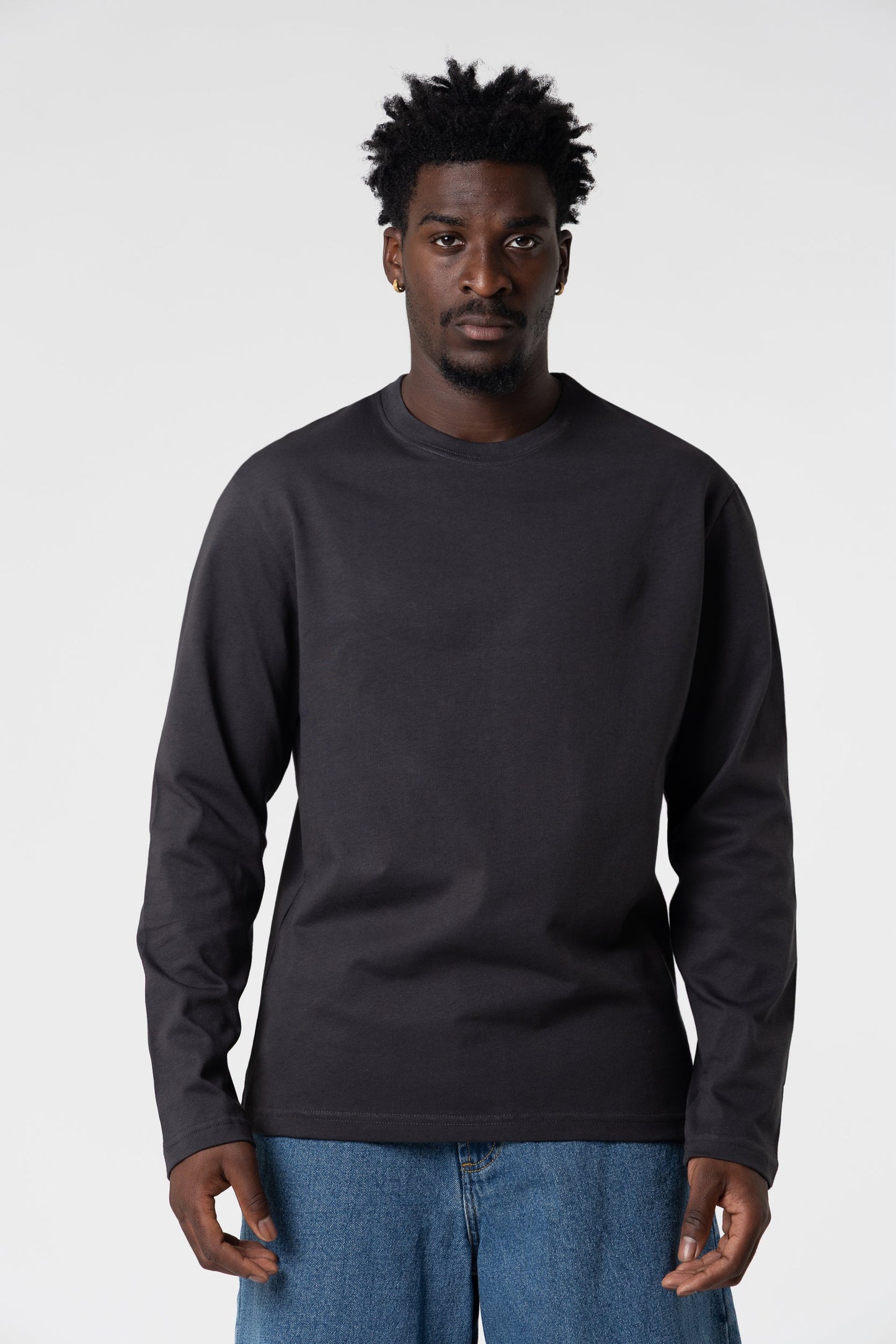 Longsleeve Blanks 220GSM Dark Grey