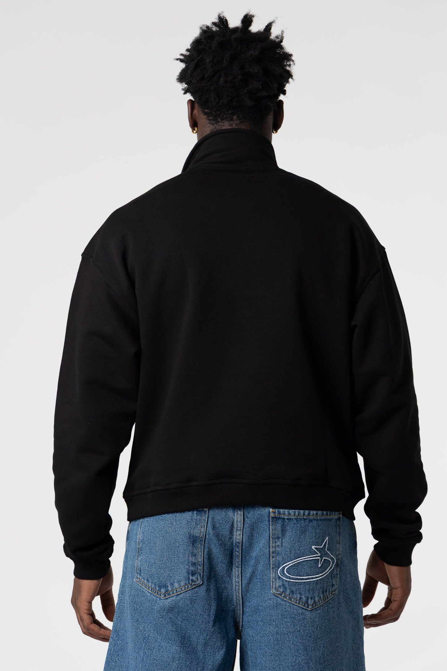 Sweatshirt Half Zip Blanks 330GSM Sport Grey