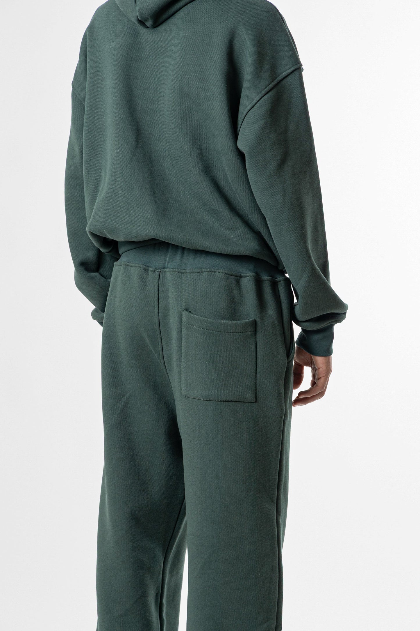 Sweatpants Baggy Fit Blanks 500GSM Forest Green