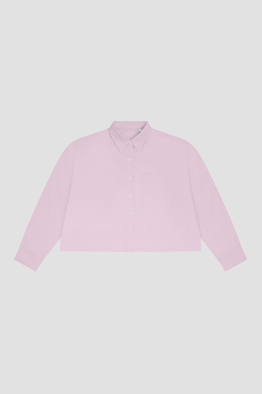 Shirt oxford Cropped Baby Pink