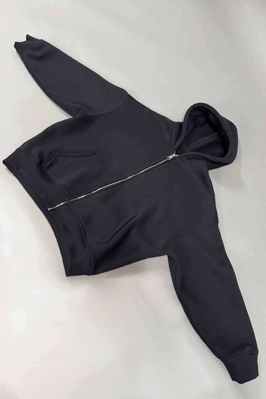 Zip Hoodie Premium Blanks 330GSM Dark Chocolate