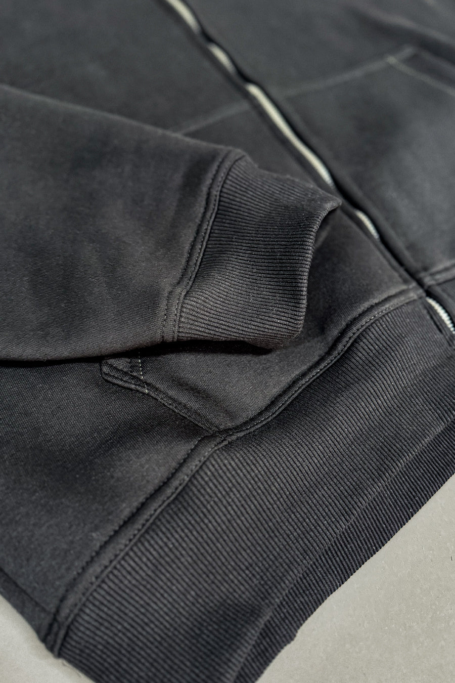 Zip Hoodie Premium Blanks 330GSM Dark Chocolate