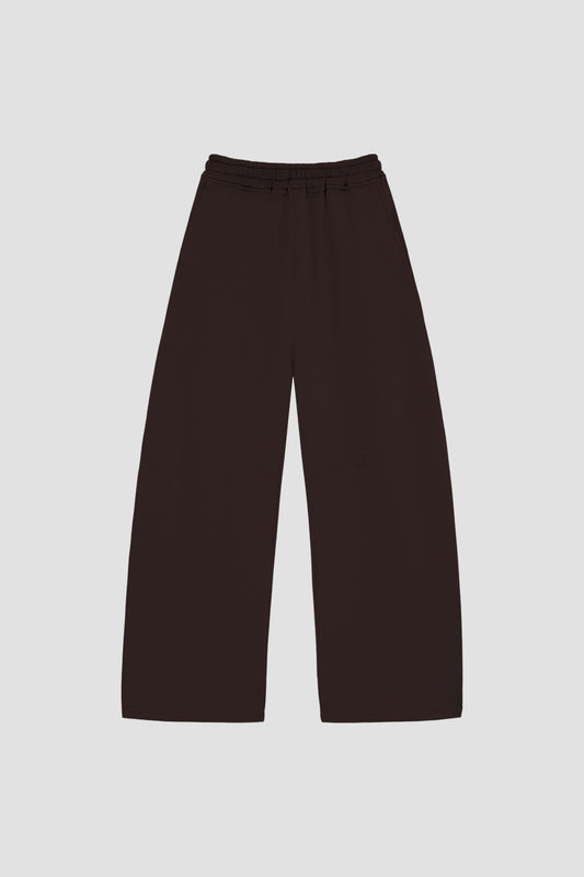 Sweatpants Wide Fit Blanks 330GSM Dark Chocolate