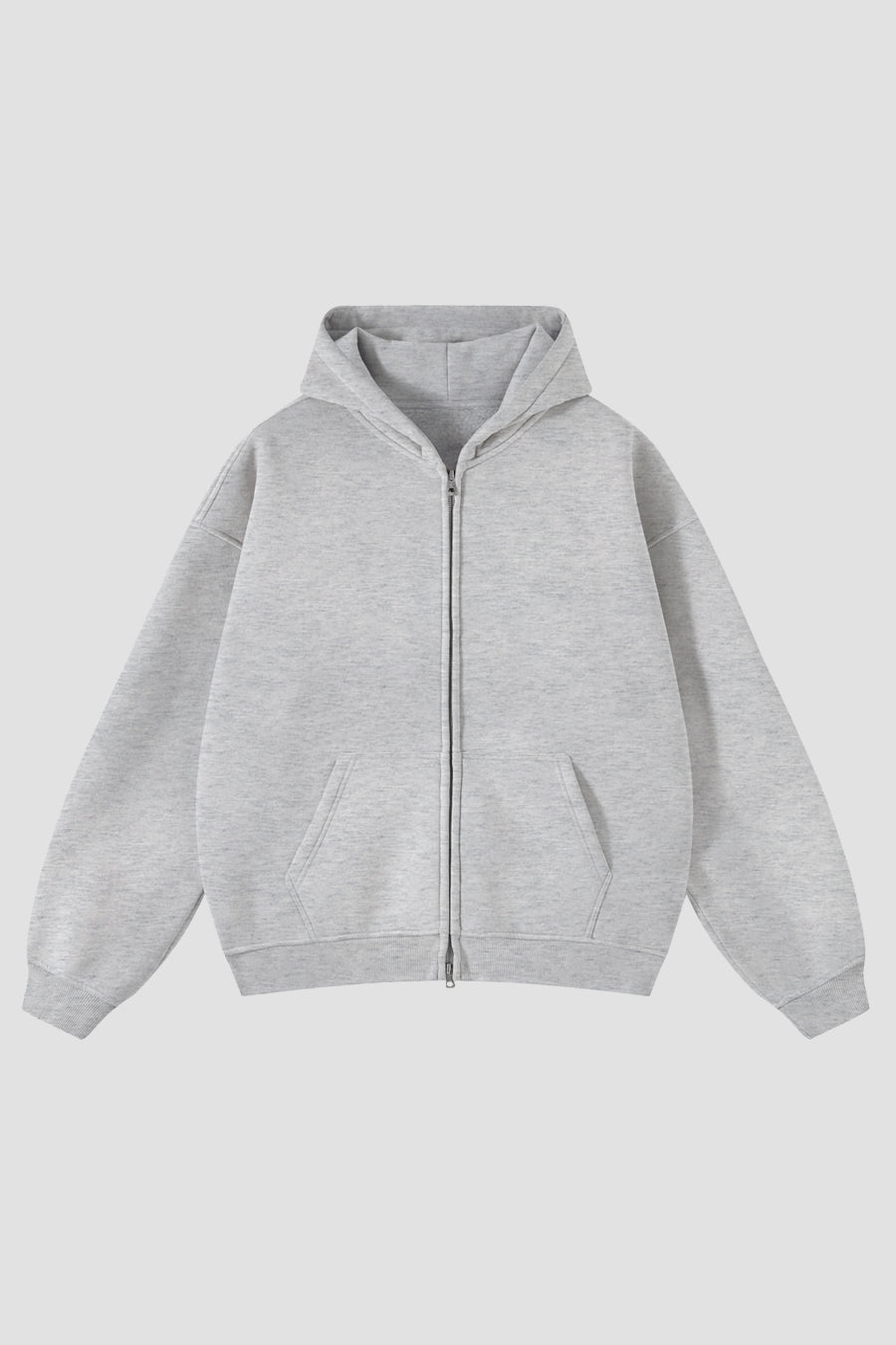 Zip Hoodie Premium Blanks 330GSM Sport Grey