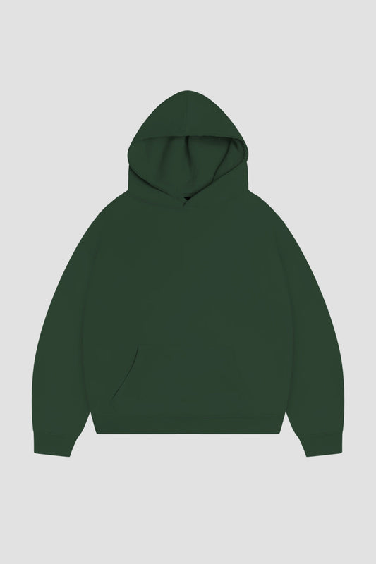 Hoodie Premium Blanks 330GSM Forest green