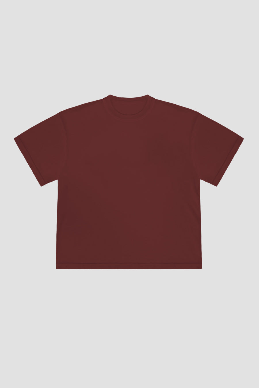 T-Shirt Blanks Boxy Fit 190GSM Merlot