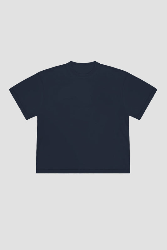 T-Shirt Blanks Boxy Fit 190GSM Night Blue