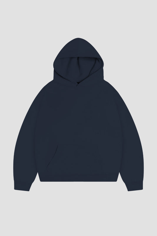 Hoodie Premium Blanks 330GSM Night Blue