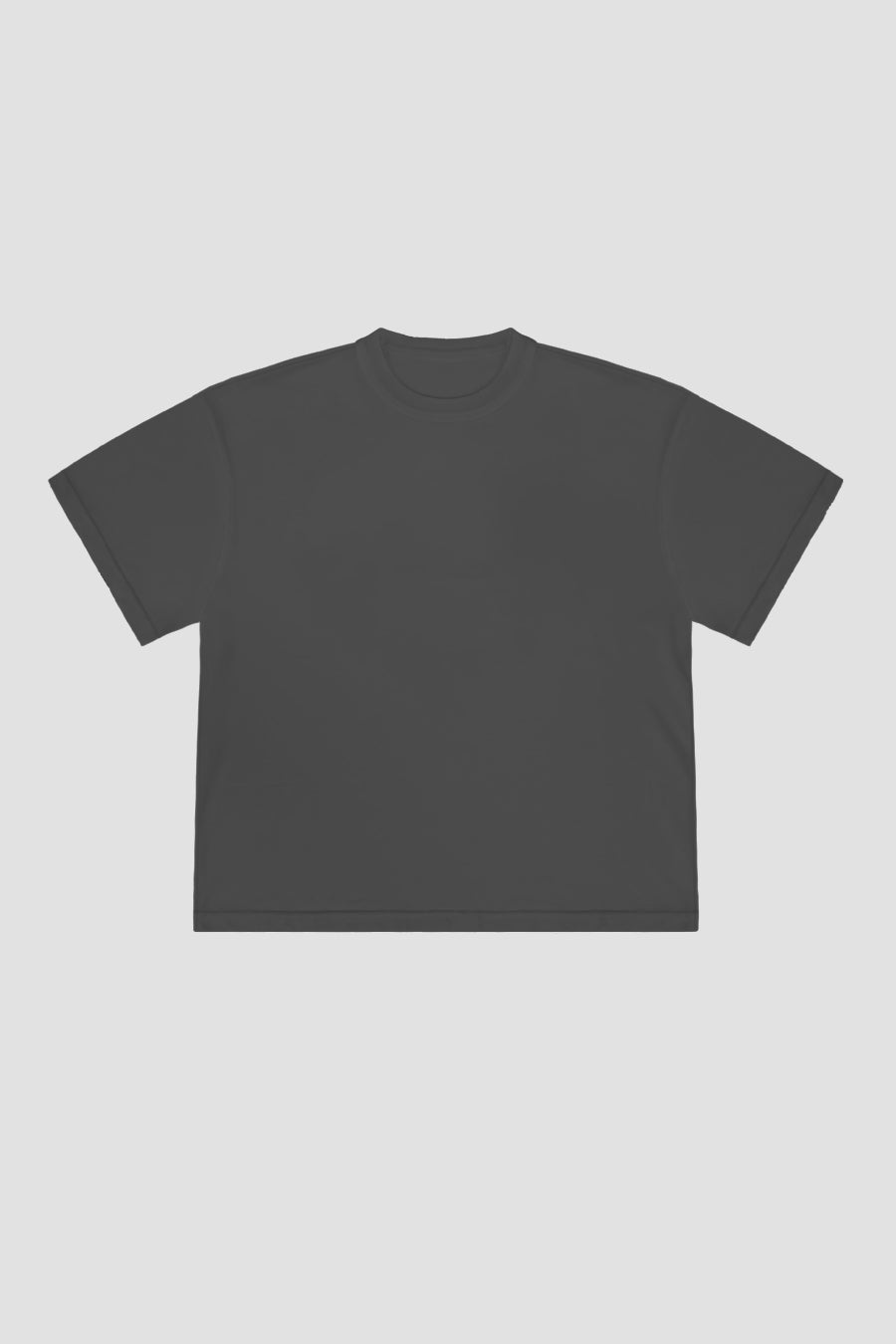 T-Shirt Blanks Boxy Fit 190GSM Dark Grey
