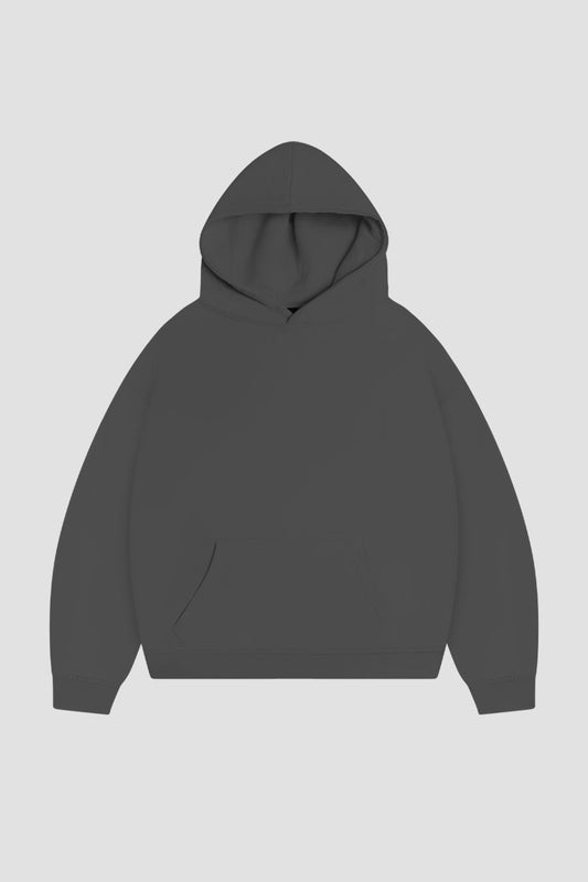 Hoodie Premium Blanks 330GSM Dark Grey
