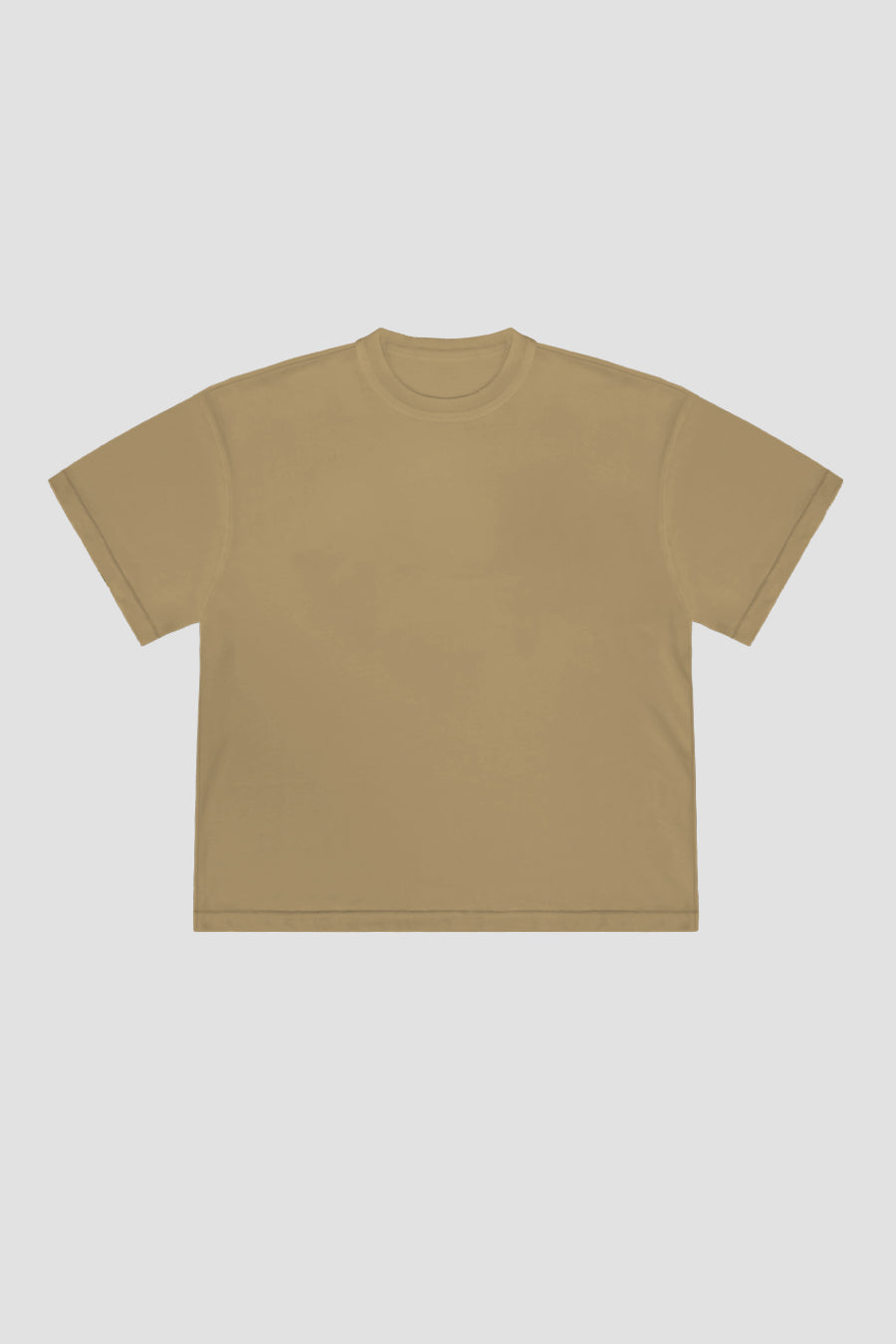 T-Shirt Blanks Boxy Fit 190GSM Sand