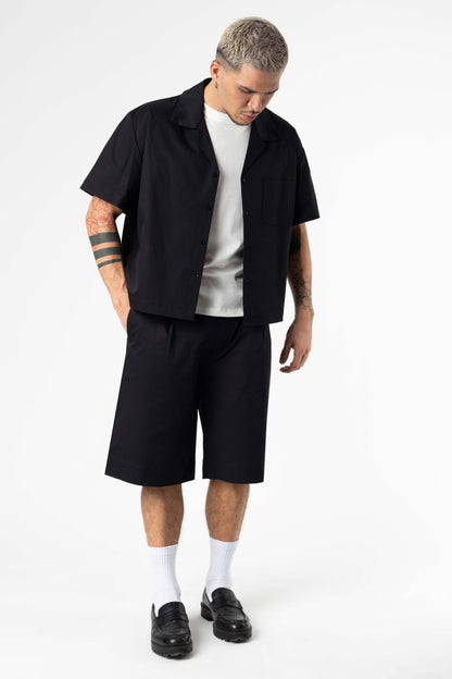 Shirt boxy fit Blanks 205Gsm Black