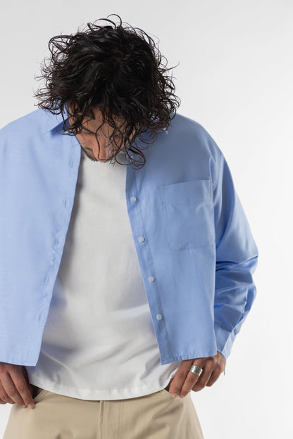 Shirt oxford Cropped Sky
