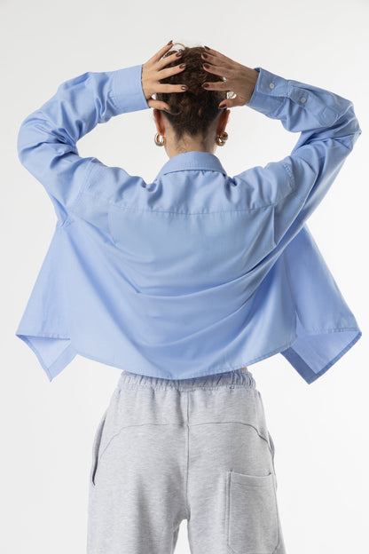 Shirt oxford Cropped Sky