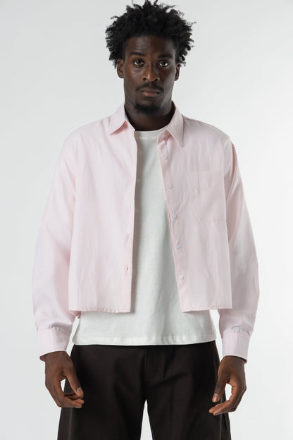 Shirt oxford Cropped Baby Pink