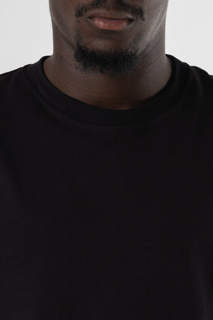 T-Shirt Cropped Blanks 190GSM Black