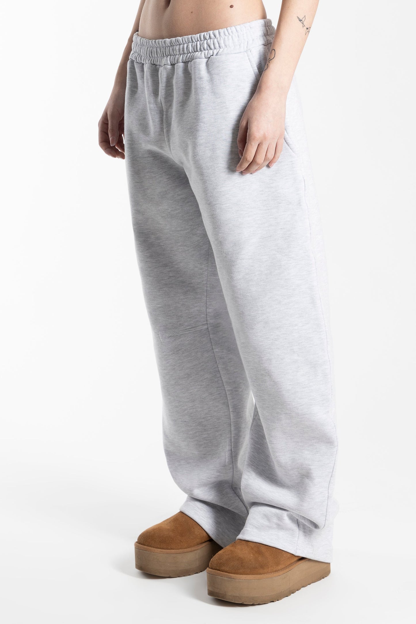Sweatpants Wide Fit Blanks 330GSM Dark Chocolate