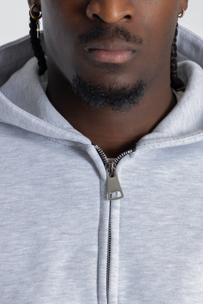 Zip Hoodie Premium Blanks 330GSM Dark Chocolate