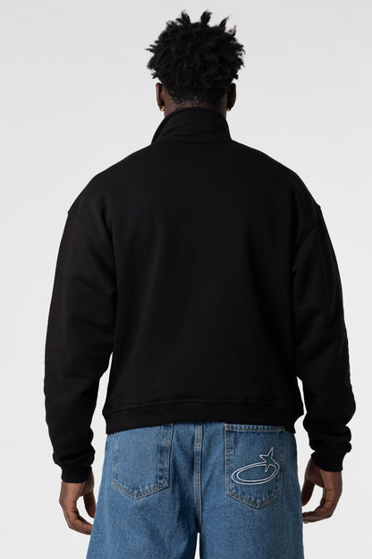 Sweatshirt Half Zip Blanks 330GSM Sport Grey
