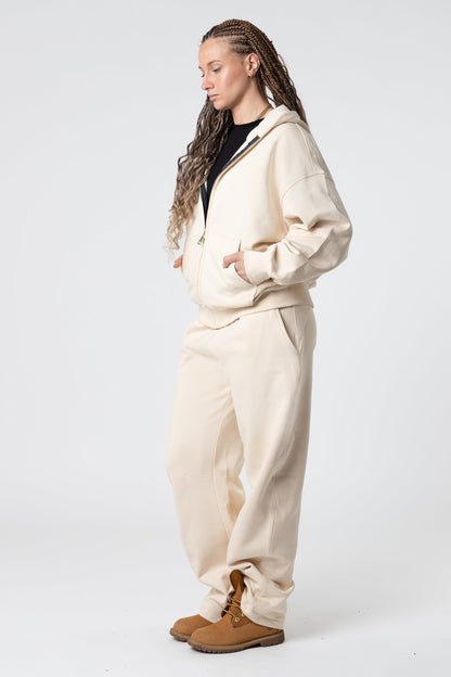 Sweatpants Wide Fit Blanks 330GSM Dark Chocolate