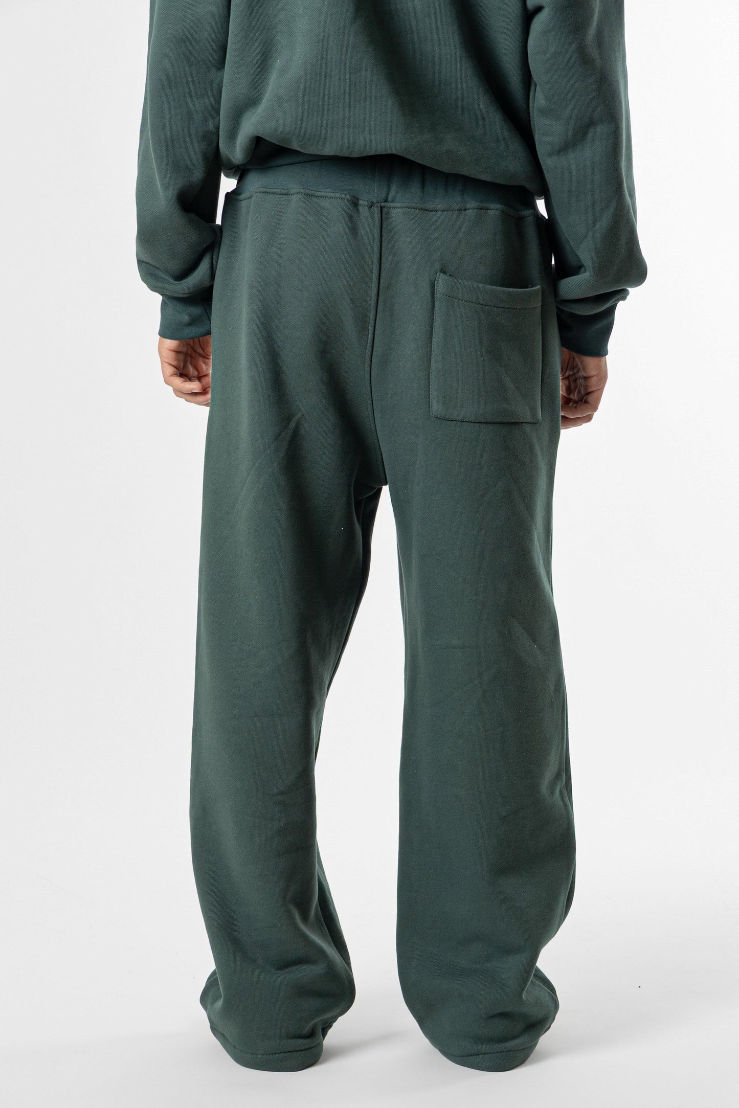 Sweatpants Baggy Fit Blanks 500GSM Forest Green