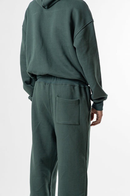 Sweatpants Baggy Fit Blanks 500GSM Forest Green