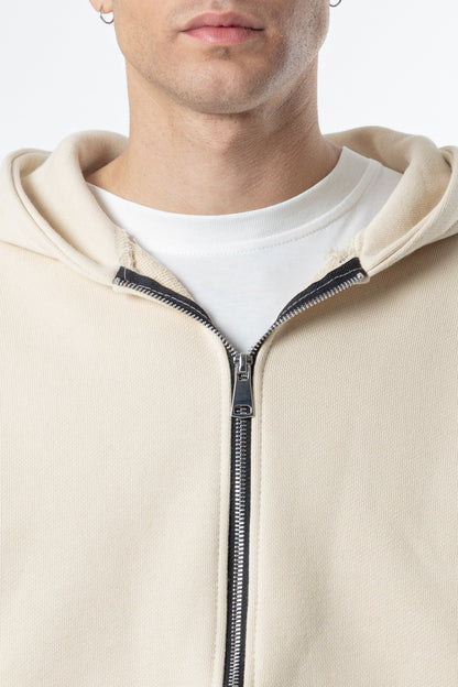 Zip Hoodie Heavy Blanks 500GSM Sand