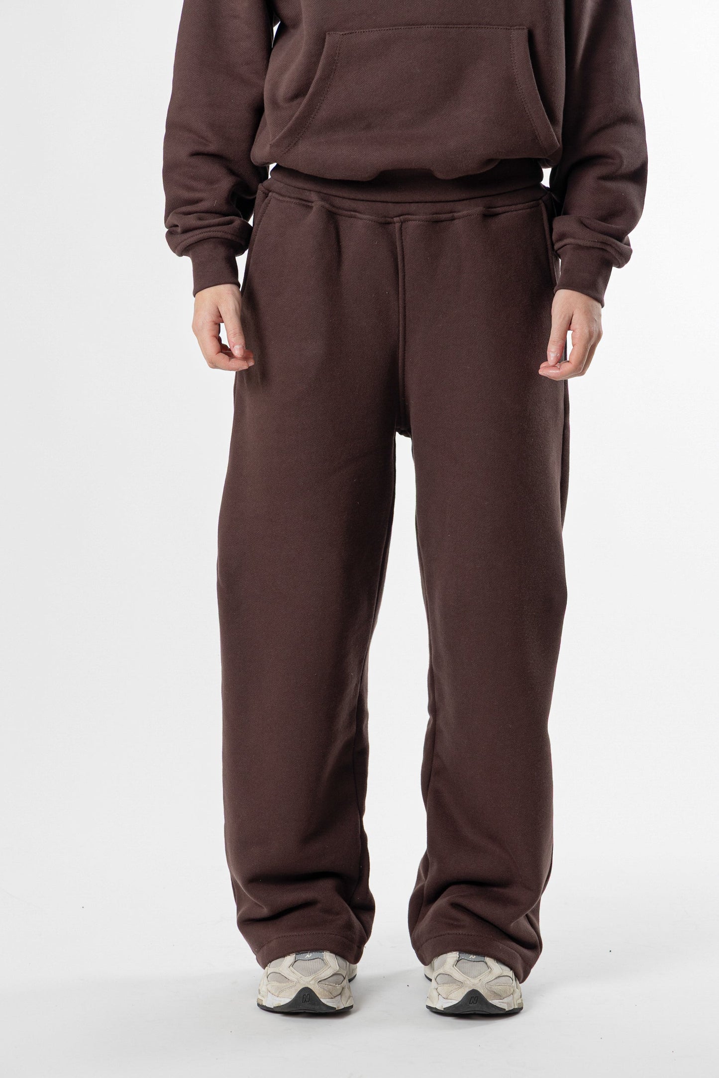 Sweatpants Baggy Fit Blanks 500GSM Dark Chocolate