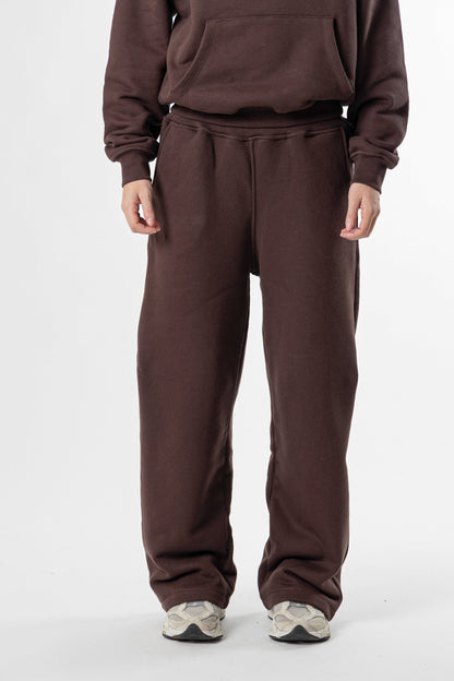 Sweatpants Baggy Fit Blanks 500GSM Dark Chocolate