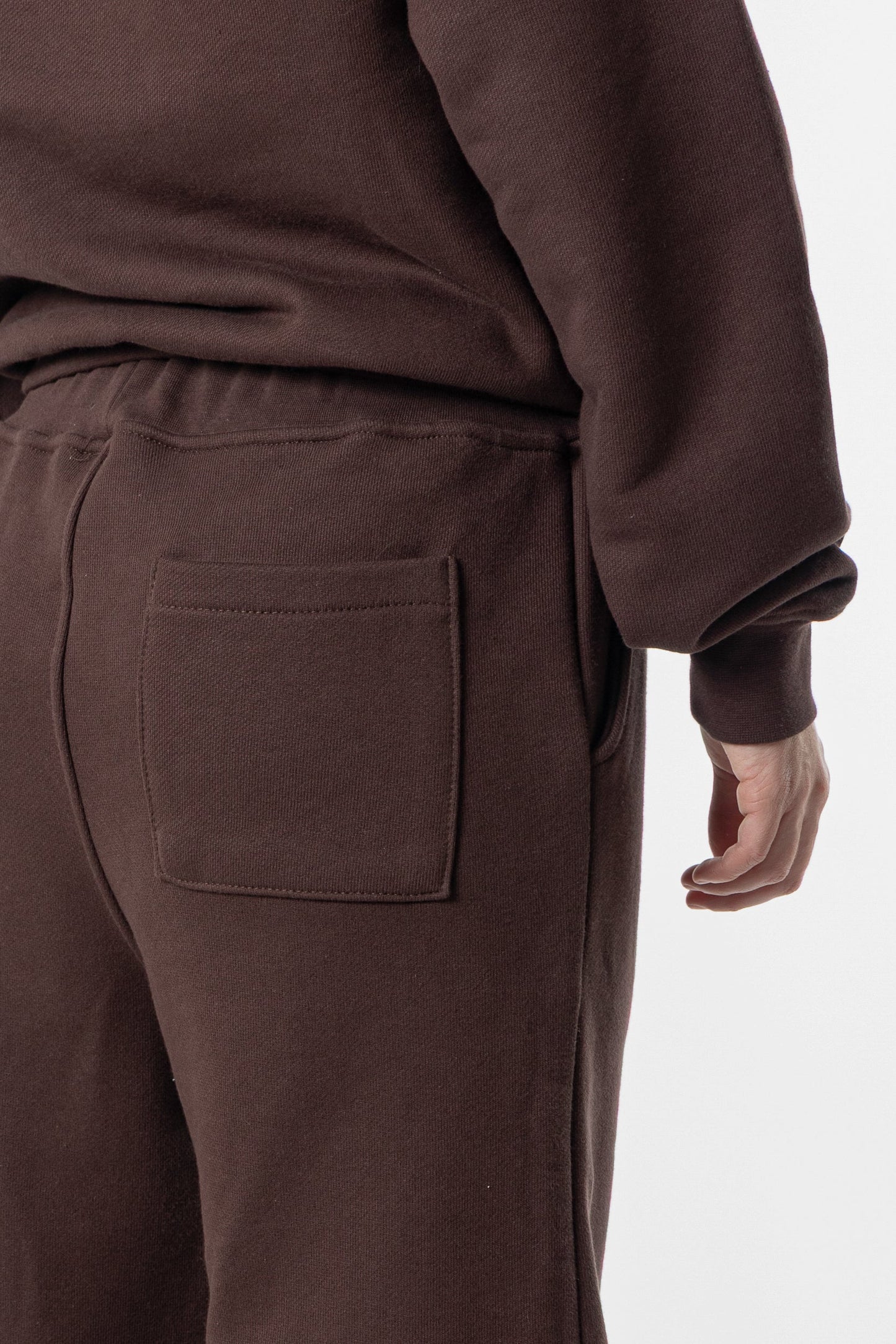 Sweatpants Baggy Fit Blanks 500GSM Dark Chocolate