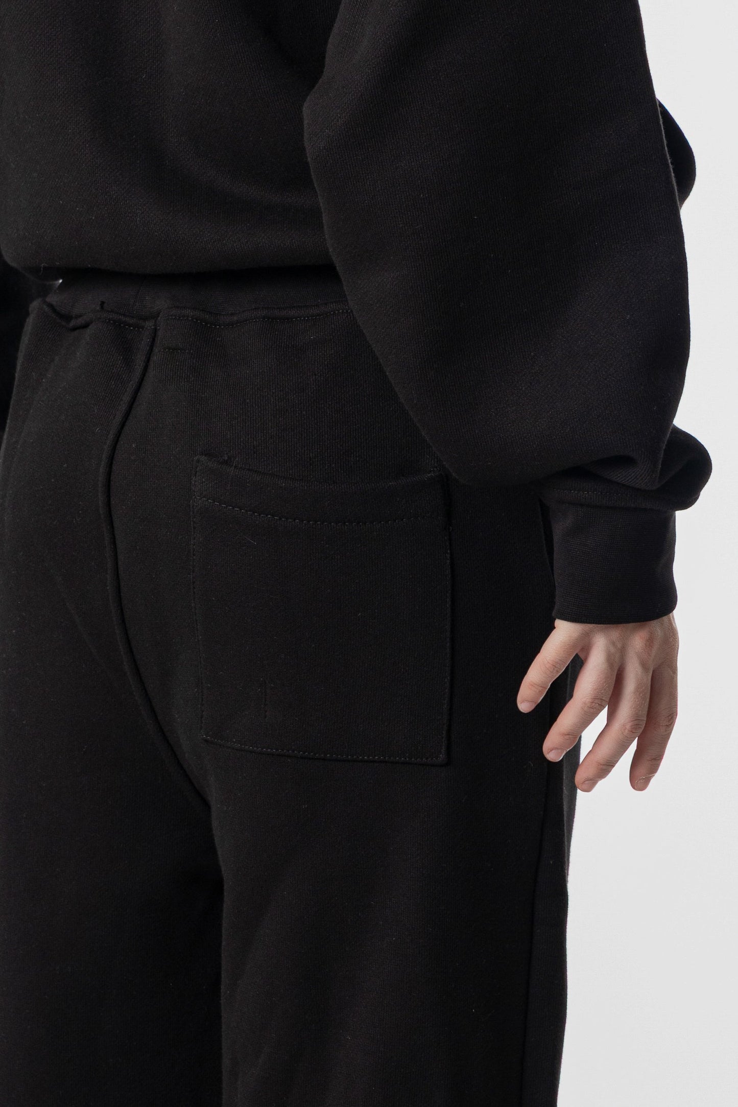 Sweatpants Baggy Fit Blanks 500GSM Black