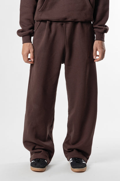 Sweatpants Baggy Fit Blanks 500GSM Dark Chocolate
