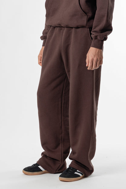 Sweatpants Baggy Fit Blanks 500GSM Dark Chocolate