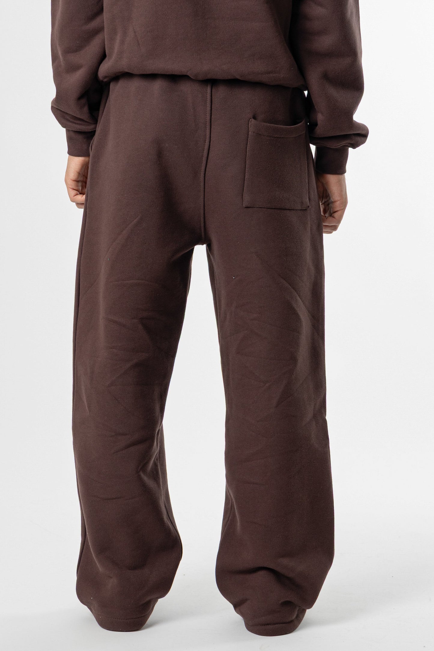 Sweatpants Baggy Fit Blanks 500GSM Dark Chocolate