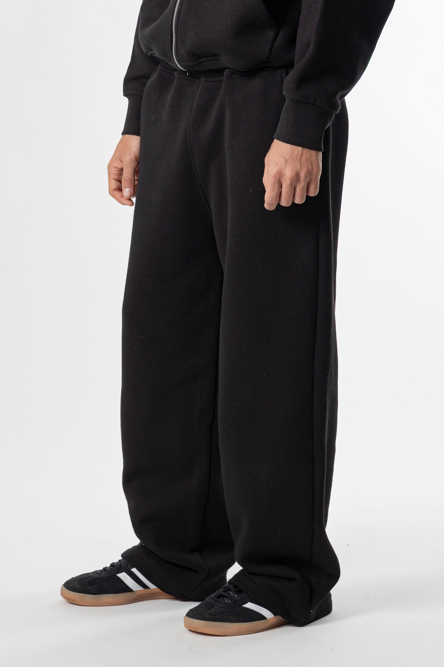 Sweatpants Baggy Fit Blanks 500GSM Black