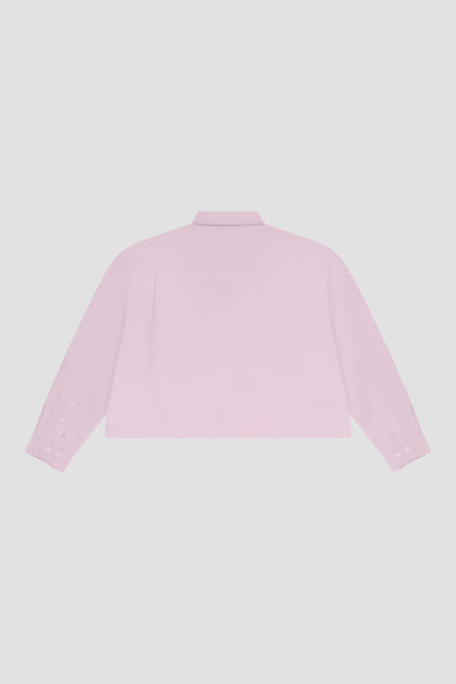 Shirt oxford Cropped Baby Pink