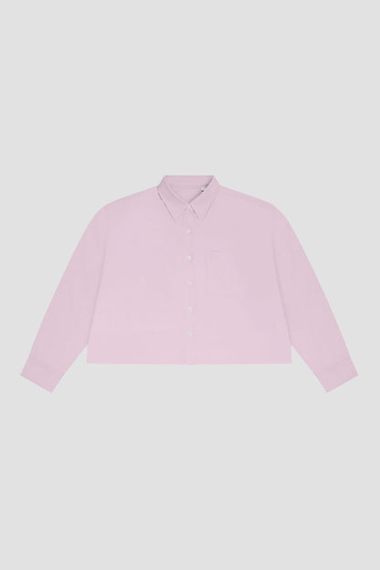 Shirt oxford Cropped Baby Pink