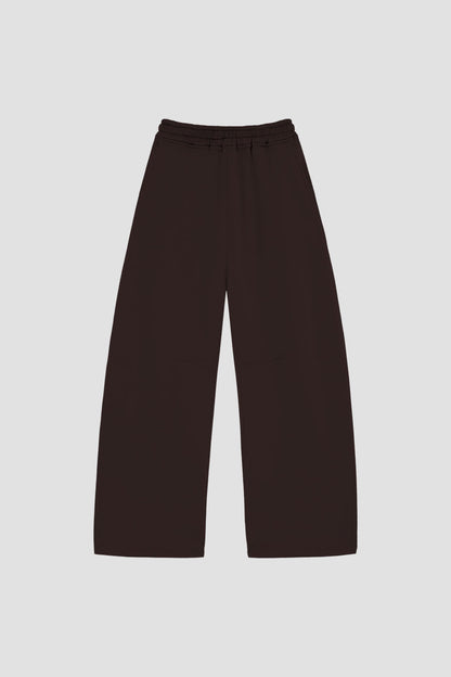 Sweatpants Wide Fit Blanks 330GSM Dark Chocolate